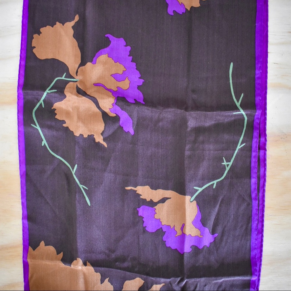 Vintage Anne Klein Silk Scarf